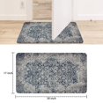 thumbnail image 6 of Retro Door Mat, 17 X 30 Inch Farm Bohemian Flowers Welcome Doormat Decorative Home Floor Mat, Non Slip Rubber Back and Strong Water Absorption for Outdoor Indoor Entrance Decor, 6 of 6