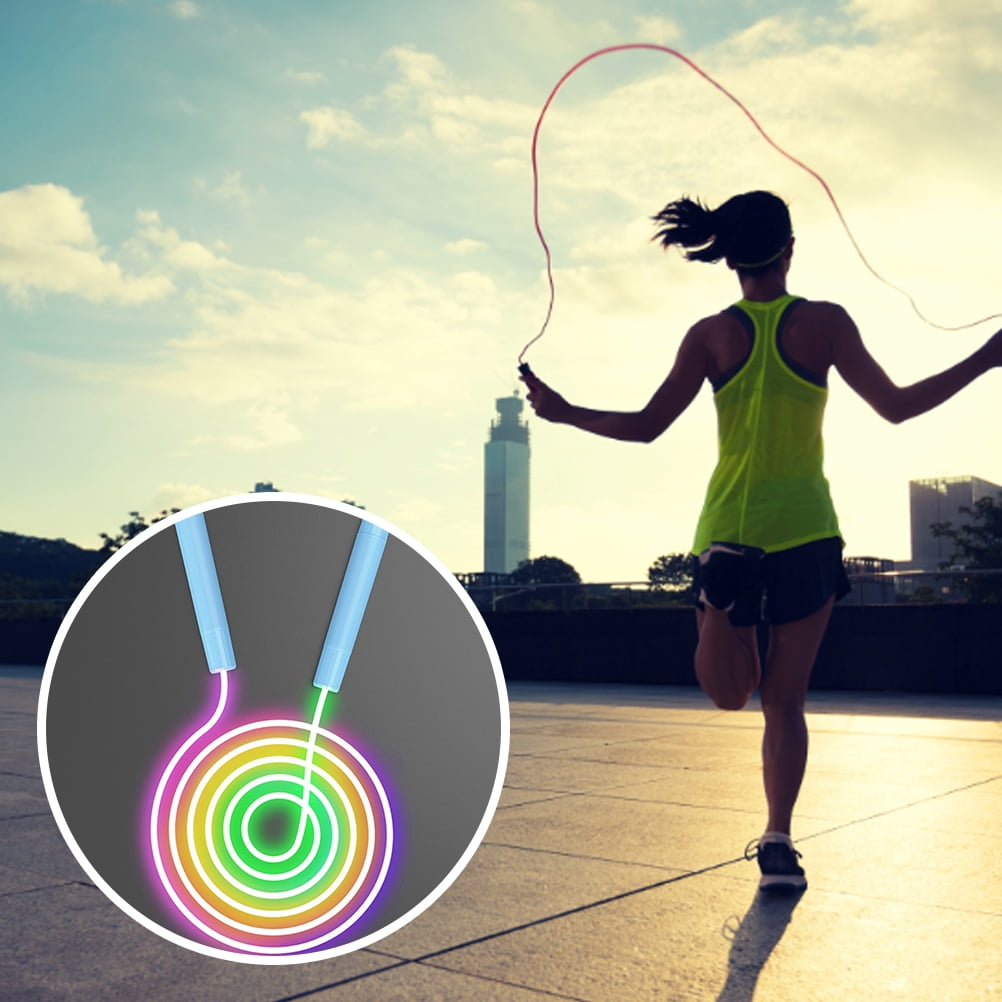 LED Jumping Rope for Kids Light Up Exercise Jump Rope Luminous Skipping Ropes for Sport Fitness