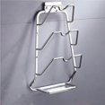 thumbnail image 3 of Soporte De Pared De Tapa Estante De Tapa Colgante Duradero Desmontable De Aluminio De Tres Capas Con Plato De Agua matsuzay HA025340-02, 3 of 7