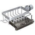 thumbnail image 1 of Food 52 Rack Dish Drying Rack Mat Cover Sponge Dish Hanger Collapsible Camping Kitchen Faucet Organizer 2024 New Dish Sponge Holder Over Faucet Kitchen Caddy Organizer Multifunction, 1 of 4