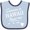 Blue and Navy, variant on Inktastic Someone in Hawaii Loves Me Boys or Girls Baby Bib