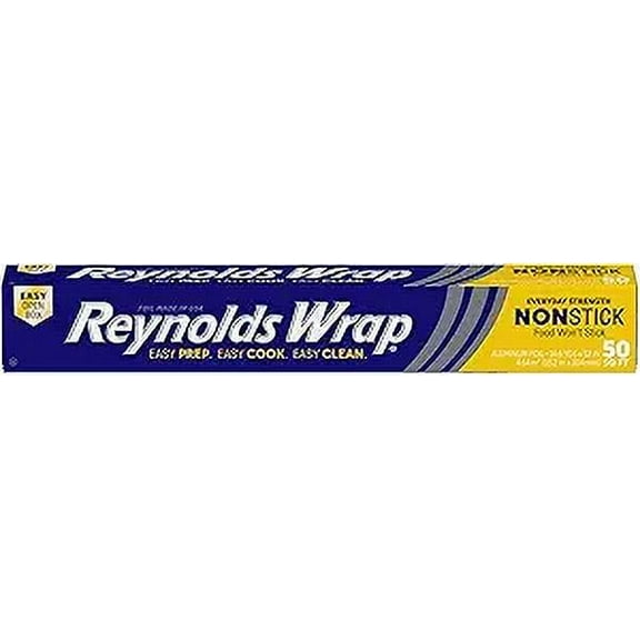 Reynolds Wrap Non-Stick Aluminum Foil Everyday Strength, 50 Square Feet