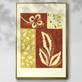 thumbnail image 2 of Festive Floral I - Framed Gallery Wrapped Holiday Canvas - 25 x 37 - Gold Frame, 2 of 8