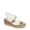 Bright White Linen, variant on BZees For Lifestride Womens Riley Wedge Sandal - Medium & Wide Width