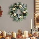 thumbnail image 5 of Ganfancp Otoño Blanco Calabaza Guirnalda Decoración para El Hogar Puerta Colgante Guirnalda Adornos de Vacaciones 35 Ofertas Del Día Liquidación Corona de Flores*1, 5 of 5