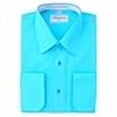 thumbnail image 3 of Berlioni Aqua Solid Mens Dress Shirt, 3 of 3