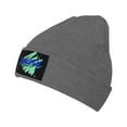 thumbnail image 1 of ZICANCN Knit Beanie Hat-Letters English Winter Cap Soft Warm Classic Hats for Men Women Hand Writting Breathe, 1 of 8