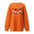 thumbnail image 4 of Fesfesfes Ugly Xmas Sweater Women Casual O-neck Christmas Printing Long-sleeved Sweatshirt Under $10, 4 of 4