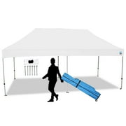 King Canopy Tuff Tent 10x20 Instant Pop up Canopy , 1-Inch Aluminum Frame, White