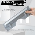thumbnail image 2 of 3 x 11" Latch Guard Plate Cover Iron Latch Guard Security Plate Door Security Strike Plate Latch Protector, Against Forced Entry Easy to Install(4 Pcs), 2 of 6