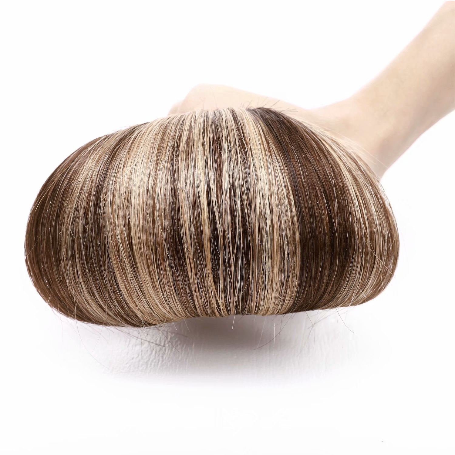 Benehair 100% Real Remy Human Hair Extensions Clip In 8Pcs Hair Weft Full Head Women Highlight Blonde Hair