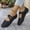Black, variant on KIJBLAE Women's Square Toe Lace Mesh Mary Jane Flats, Low Cut Slip On Soft Sole All-Match Casual Shoes White 36