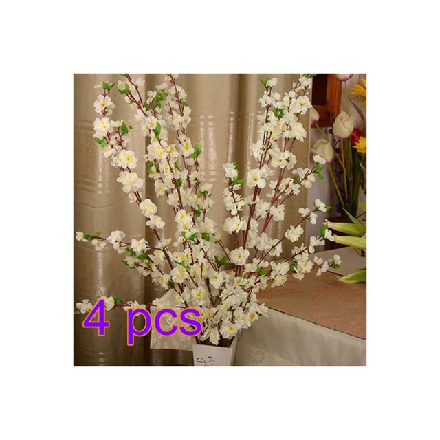 65cm Artificial Flowers Peach Blossom Simulation Flower For Wedding Decoration Home Decor