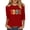 Red, variant on Crew Neck 3/4 Sleeve Tees For Women Casual Loose Stylish Vintage Pullover Tops 1996 Graphic Print T Shirts (XL, Pink)