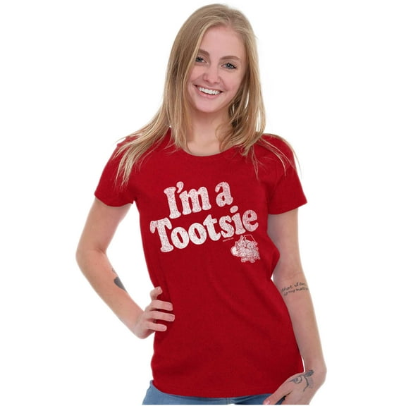 Cute Retro Candy I'm A Tootsie Mr Owl Women's T Shirt Ladies Tee Brisco Brands S