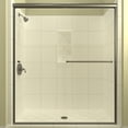 thumbnail image 4 of Arizona Shower Door ES16080BNCLL 80.38 x 60 in. ESE Euro Enclosure Shower Door with Showerhead Left - Brushed Nickel, 4 of 6