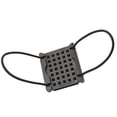 thumbnail image 3 of DIVEGEAR Nylon-Fiberglass Diving Weight Retainer Plate - Lightweight 43g Secure Fit with Pyramid Anchor Points & 2 Latex Elastic Straps, Easy BCD Webbing Installation, 3.3x2.9x0.4 inches, Black, 3 of 5