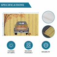thumbnail image 6 of Fall Truck Placemats Set of 4, Thanksgiving Tree Maple Leaf Pumpkins Retro Placemats for Dining Table, Place Mats for Kitchen Tabletop, Waterproof Wipeable Dining Table Mats Set, 6 of 9