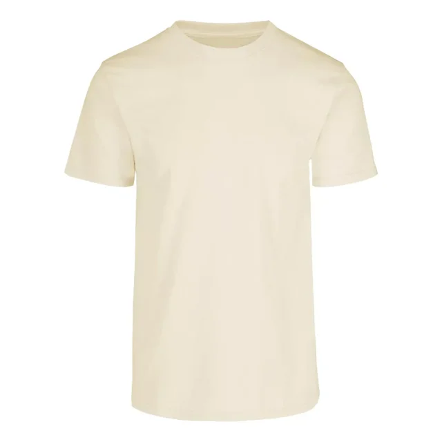 Playera Hombres Basica Manga Corta Sencilla Algodón Casual