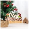 thumbnail image 2 of Merry Christmas Wooden Letters Welcome Hanging Decoration The Birth of Jesus Blessing Ornament Christmas Holiday Wall Window Decoration, 2 of 3