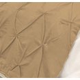 thumbnail image 2 of Bed Runner 1 Piece, 400 Thread Count, 100% Egyptian Cotton, Super Soft and Luxury, Pinch Pleated Design, Bed Runner For Bed - Taupe Solid, Twin Size., 2 of 5