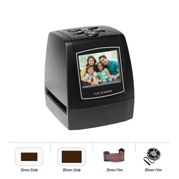 Dcenta Scanner 35mm 135mm Slide Film Converter Photo Digital Image Viewer 2.4" LCD