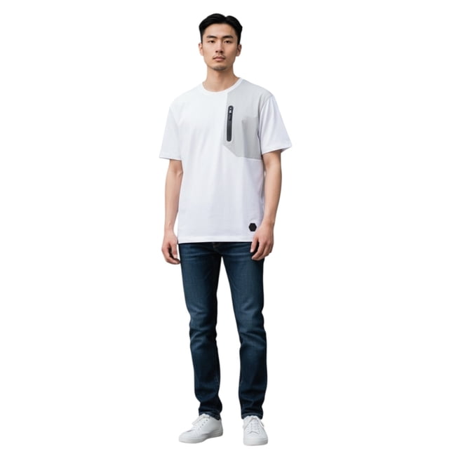 Playera T-Shirt BALR Q Series Bright White