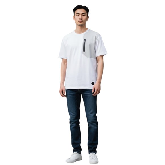 Playera T-Shirt BALR Q Series Bright White