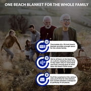 Beach Blanket - Dark Blue