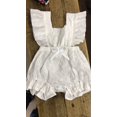 thumbnail image 2 of Summer Children Costumes Hollow Flowers Embroidered Romper Flying Sleeve Bowknot Jumpsuit, 2 of 5