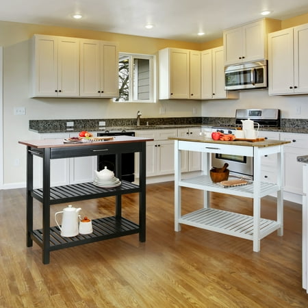 Casual Home Solid American Hardwood Kitchen Island With Drawer Shelves Walnut Canada Casual Home Solid American Hardwood, Hardwood Kitchen Island