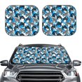 thumbnail image 2 of Windshield Sun Shade, Sea Turtle Life Foldable Car Sun Shade Windshield for Front, 2 Pieces, 2 of 7
