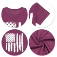 thumbnail image 4 of KimSoong Women Patriotic Shirts American Flag Shirt 4th of July Tshirt Graphic Tees Casual Short Sleeve Tee Top, 4 of 4