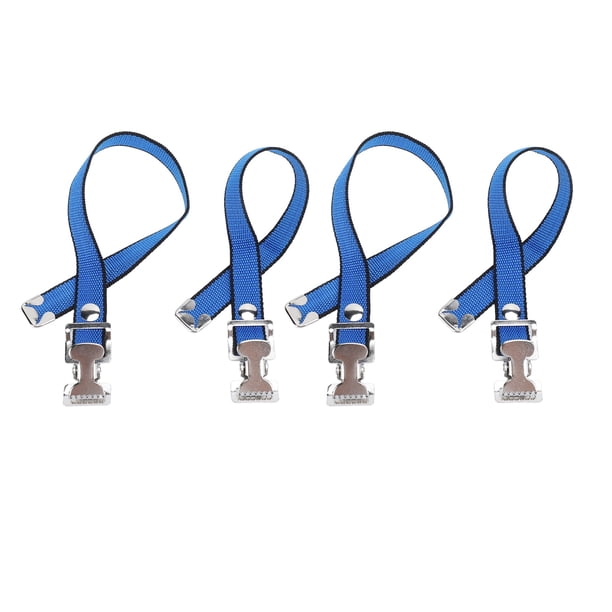 Coreas para zancos para panel de yeso, kit de Correa Ajustables para piezas para paneles de yoso con hebilla de aleación de aluminio, 4 uds.