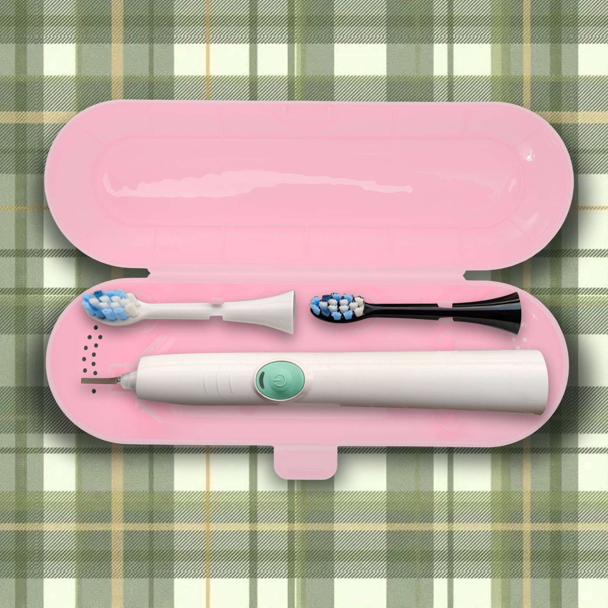 Unique Bargains Portable Electric Toothbrush Travel Case Oral-B Models Pink