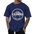 thumbnail image 2 of California Graphic Tees for Men 2026 Summer Casual Short Sleeve Crewneck T Shirts West Coast Streetwear, 2 of 5