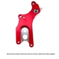 thumbnail image 3 of Toystoory Adaptador de freno de disco de bicicleta de montaña profesional Soporte de freno de disco de aleación duradera Adaptador de montaje de freno de Ciclismo rojo + plata Toystoory OD010341-02, 3 of 5
