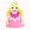 pink color, variant on 38Cm/14.96In Role-Playing Puppets, Cartoon Prince And Princess Hand Puppets, Plush Toys of Cartoon Characters with Movable Mouths for Interactive Games