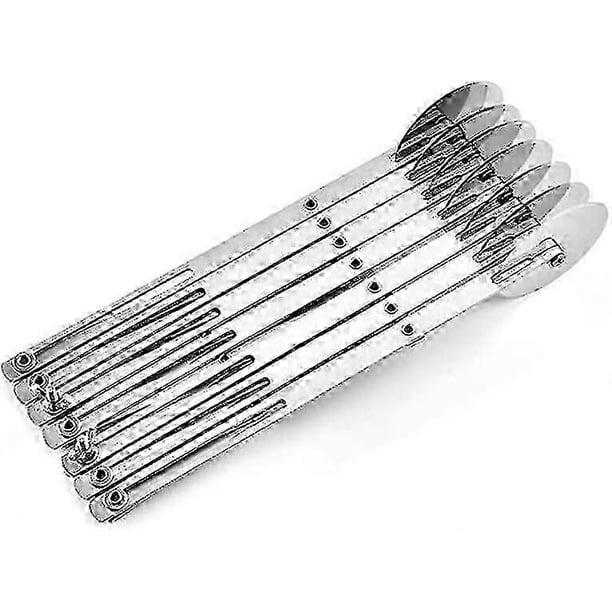 Dough Cutter Cake Divider, 7 Adjustable Stainless Steel Wheels Pastry Wheels, Multifunctional Stainless Steel