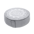 thumbnail image 1 of Cojín de meditación Cojín para sentarse Cojín de asiento redondo decorativo para sala de estar Gris, 1 of 8