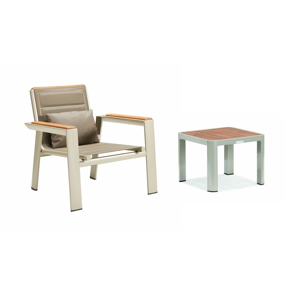 Higold Geneva Patio Furniture, 2 Pieces Patio Sofa Set, with Single