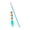 C, variant on Interactive Blue Caterpillar Cat Wand Toy with Bell and Feather, Elastic String Pom-Pom Teaser Stick for Indoor Cats Scratching and Biting Exercise Activity Fun