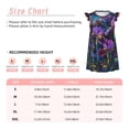 thumbnail image 3 of Gaeub Robe de Nuit Étoilée Iris Champ Imprimé pour Filles, Vêtements de Nuit Confortables, Robe de Nuit Imprimée pour Dormir, Vêtements de Détente, Fêtes-TTG, 3 of 6