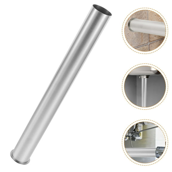 NIAIZEK Stainless Steel Kitchen Sink Drain Kit Silver Easy Install Leakproof Home Use