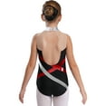 thumbnail image 3 of iiniim Kids Girls Athletic Dance Gymnastic Leotards One Piece Ballet Bodysuit Sleeveless Unitard Dance Wear Red 12, 3 of 7