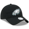 thumbnail image 3 of Women's New Era  Black Philadelphia Eagles  Main Core Classic 2.0 9TWENTY Adjustable Hat, 3 of 6