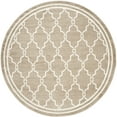 thumbnail image 3 of Safavieh Amherst Wesley Geometric Area Rug, Wheat/Beige, 5' x 5' Round, 3 of 7