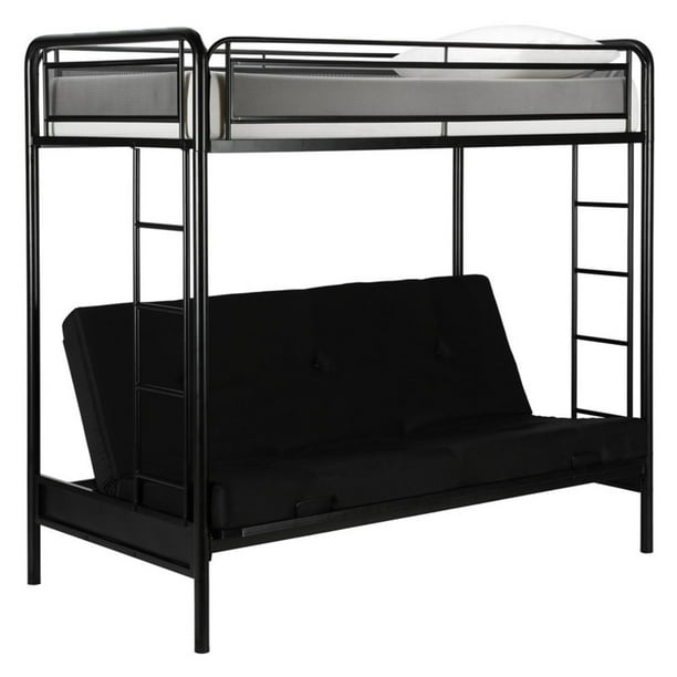 Dhp Rockstar Twin Over Futon Metal Bunk Bed Multiple Colors Walmart Com Walmart Com