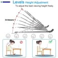 thumbnail image 3 of Laptop Stand Holder for Desk, Adjustable Notebook Stand Holder, Multi-Angle Laptop Stand Aluminum Foldable Holder, 3 of 6