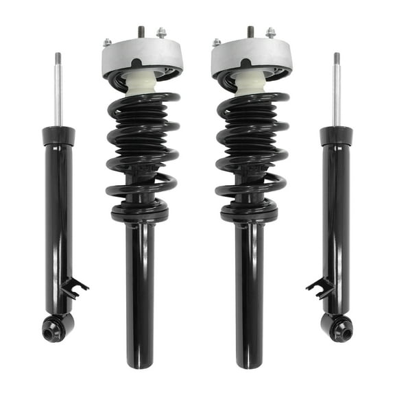 Unity Automotive 4-13480-257211-001 Fnt & Rr Complete Strut Assembly Shock Kit For 2014-2018 BMW X5; 2015-2019 BMW X6